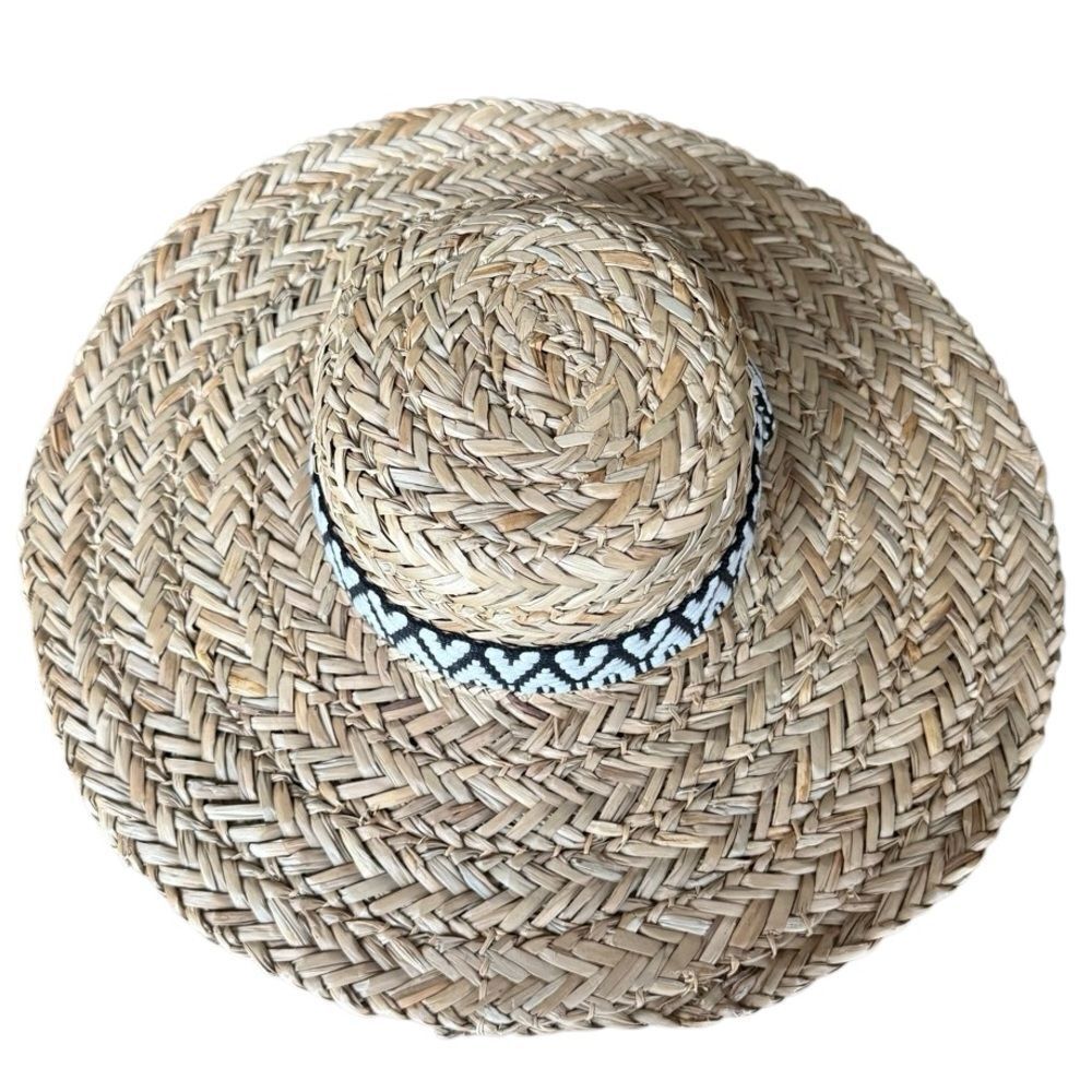 Universal Thread Straw Hat Large Flat - Picture 2 of 4